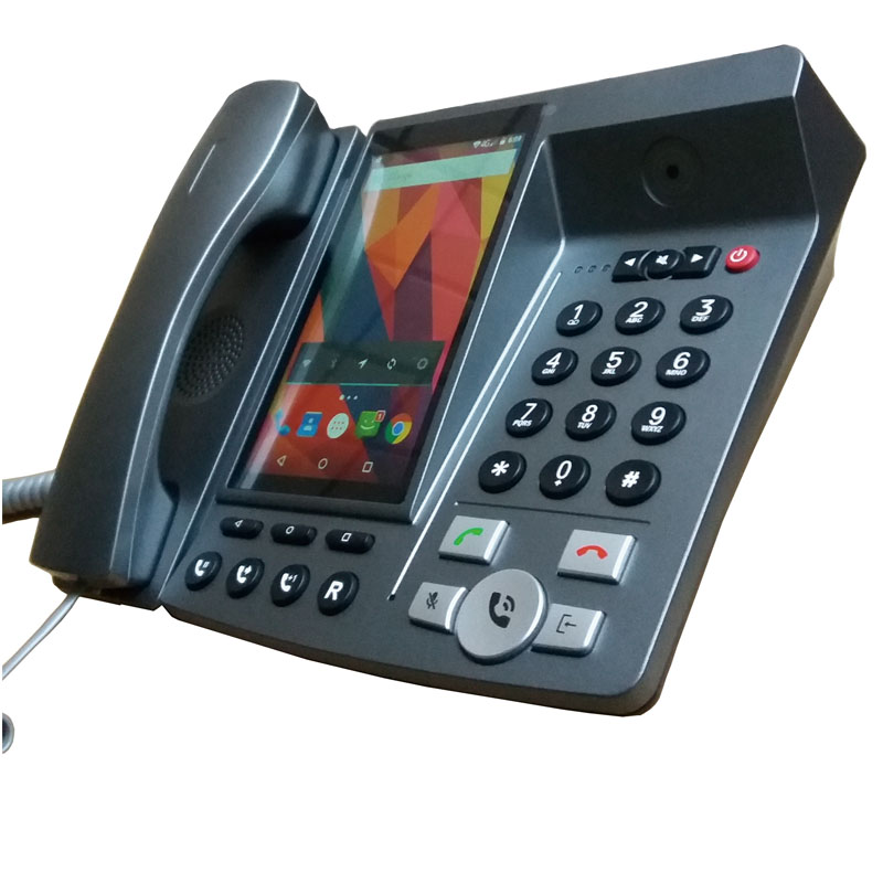 Teléfonos fijos para el hogar, Tarjeta de SIM 4G Android Smart Smart  Pantalla táctil Teléfono Teléfono Teléfono de videollamada con grabación  WiFi