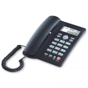 Телефон с идентификатором вызывающего абонента в матовом стиле