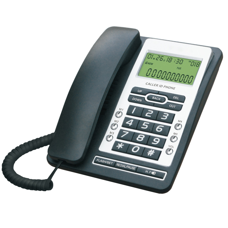 Teléfono con cable Teléfono fijo de oficina con identificador de