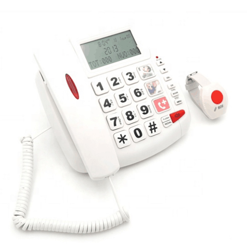 Telefono De Casa Para Personas Mayores Telefono Con Altavoz Cable Landline  Phone