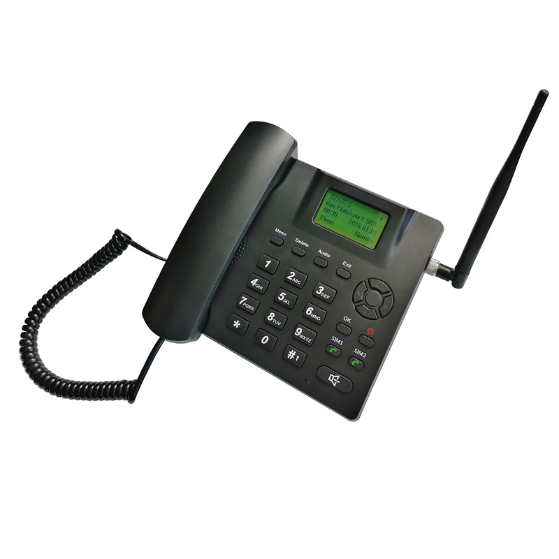 Teléfono inalámbrico GSM fijo teléfono inalámbrico con doble SIM