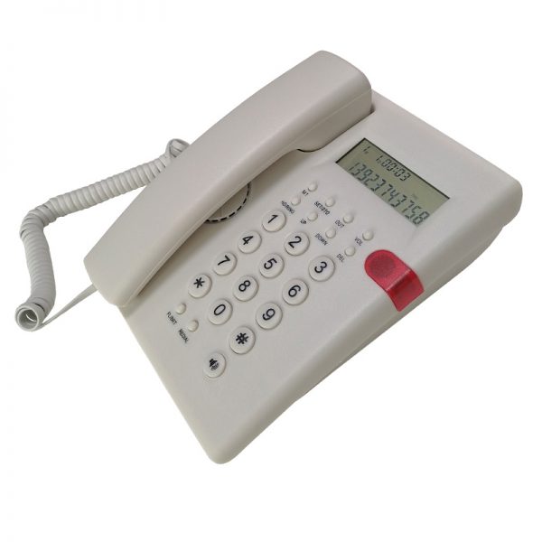 Stock Teléfono fijo Inventario Identificador de llamadas con cable  Auricular con cable Pantalla Teléfono Manos libres - LÍNEA ESTE DE Shenzhen  - LÍNEA ESTE DE Shenzhen