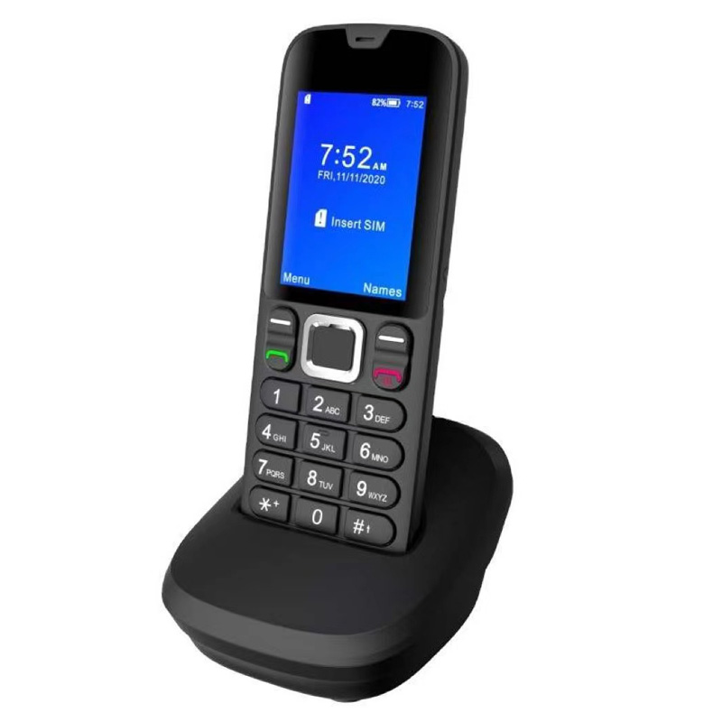Carte SIM Téléphone sans fil GSM Combiné de bureau Téléphone